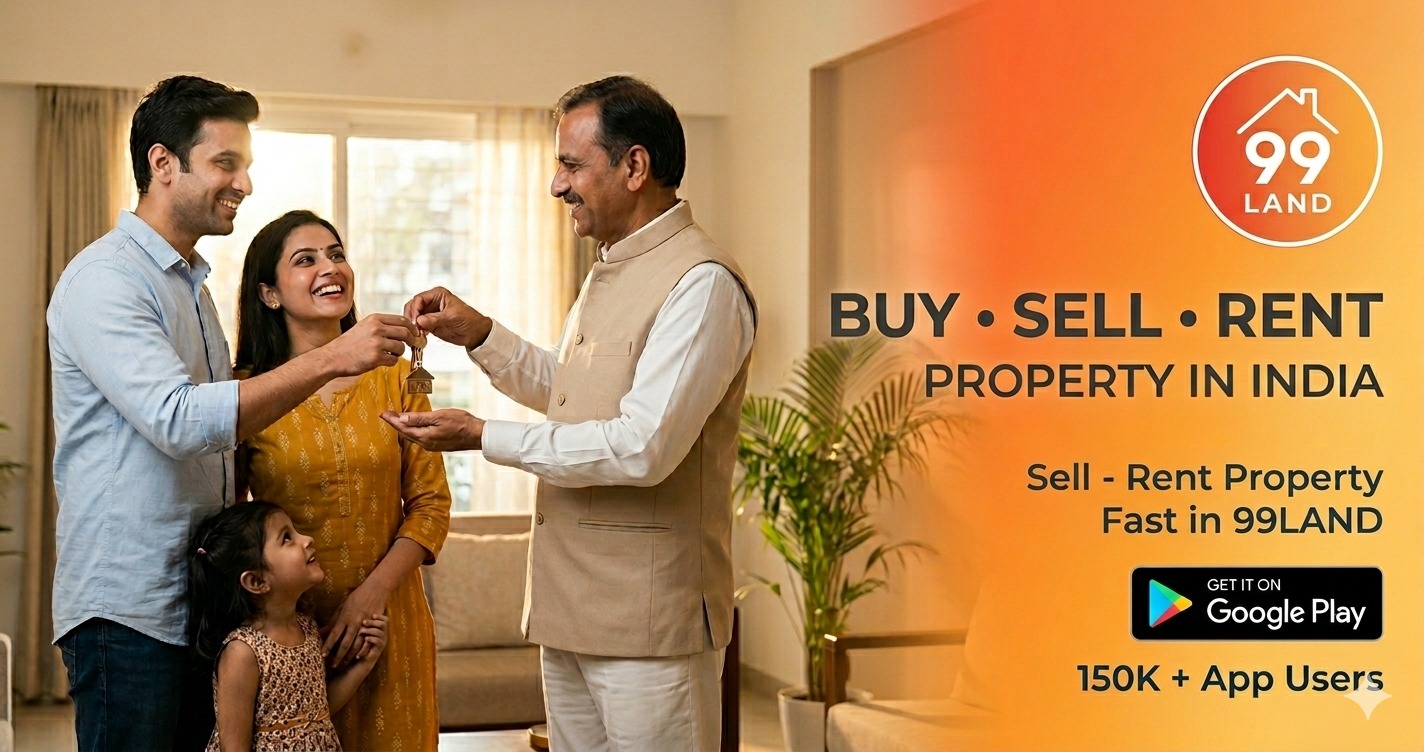 Buy, Sell, Rent Property in India — 99LAND